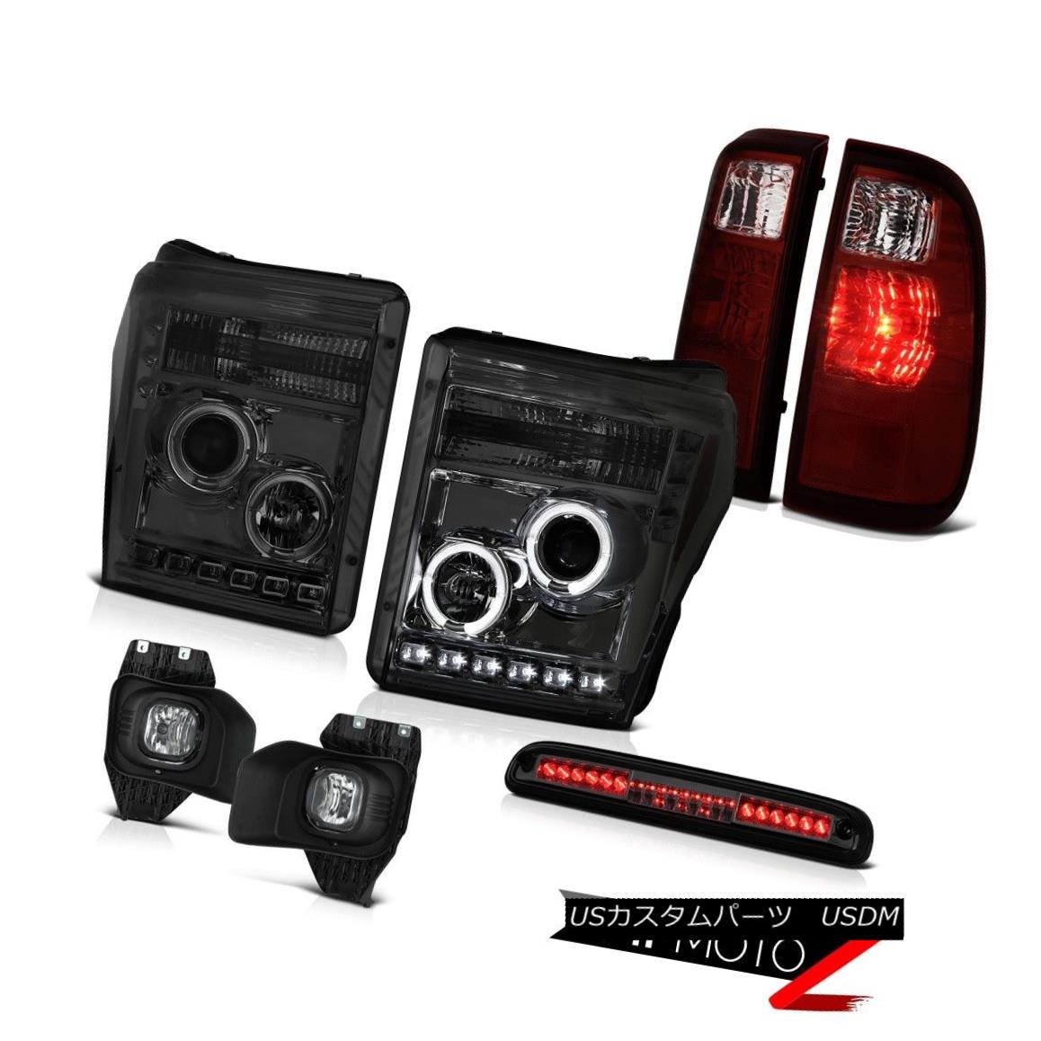 ヘッドライト 2011-2016 F250 Lariat 3RD Brake Lamp Euro Clear Fog Lights Tail Lamps Headlamps 2011-2016 F250 Lariat 3RDブレーキランプユーロクリアフォグライトテールランプヘッドランプ 【並行輸入品】