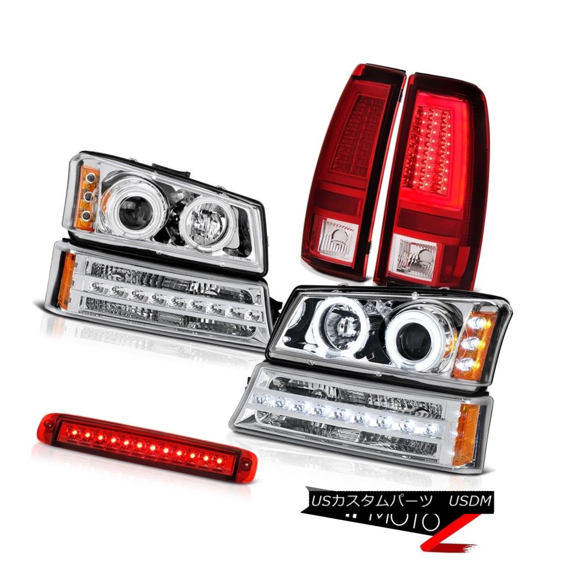 ヘッドライト 03-06 Silverado Bloody Red Tail Lights Roof Cab Light Signal Headlamps CCFL Halo 03-06 Silverado Bloody RedテールライトルーフキャブライトシグナルヘッドランプCCFL Halo 【並行輸入品】|カスタムパーツ WORLD倉庫