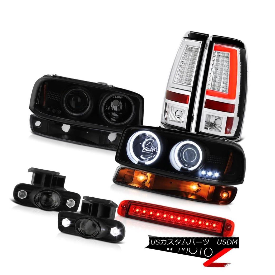 ヘッドライト 99 00 01 02 Sierra SLE Taillights Roof Cab Lamp Bumper Foglights CCFL Headlamps 99 00 01 02シエラSLE灯台ルーフキャブランプバンパーフォグライトCCFLヘッドライト 【並行輸入品】