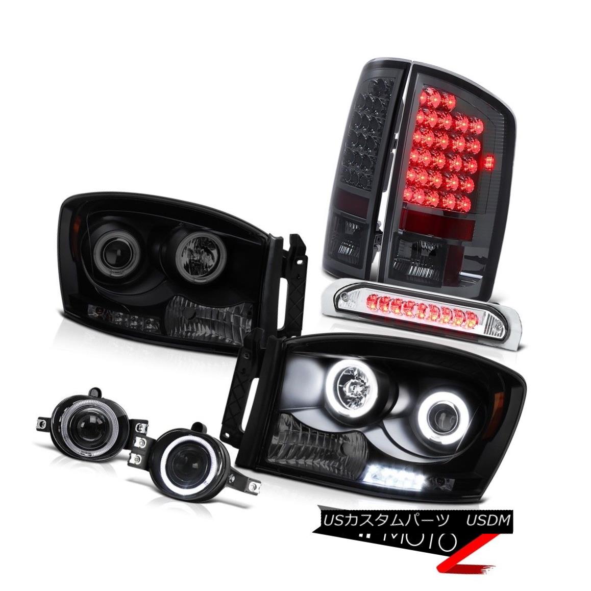 ヘッドライト QUALITY CCFL ANGEL EYE Headlights Foglights Top Mount Brake Lamps DODGE RAM 2006 品質CCFL ANGEL EYEヘッドライトフォグライトトップマウントブレーキランプDODGE RAM 2006 【並行輸入品】|カスタムパーツ WORLD倉庫