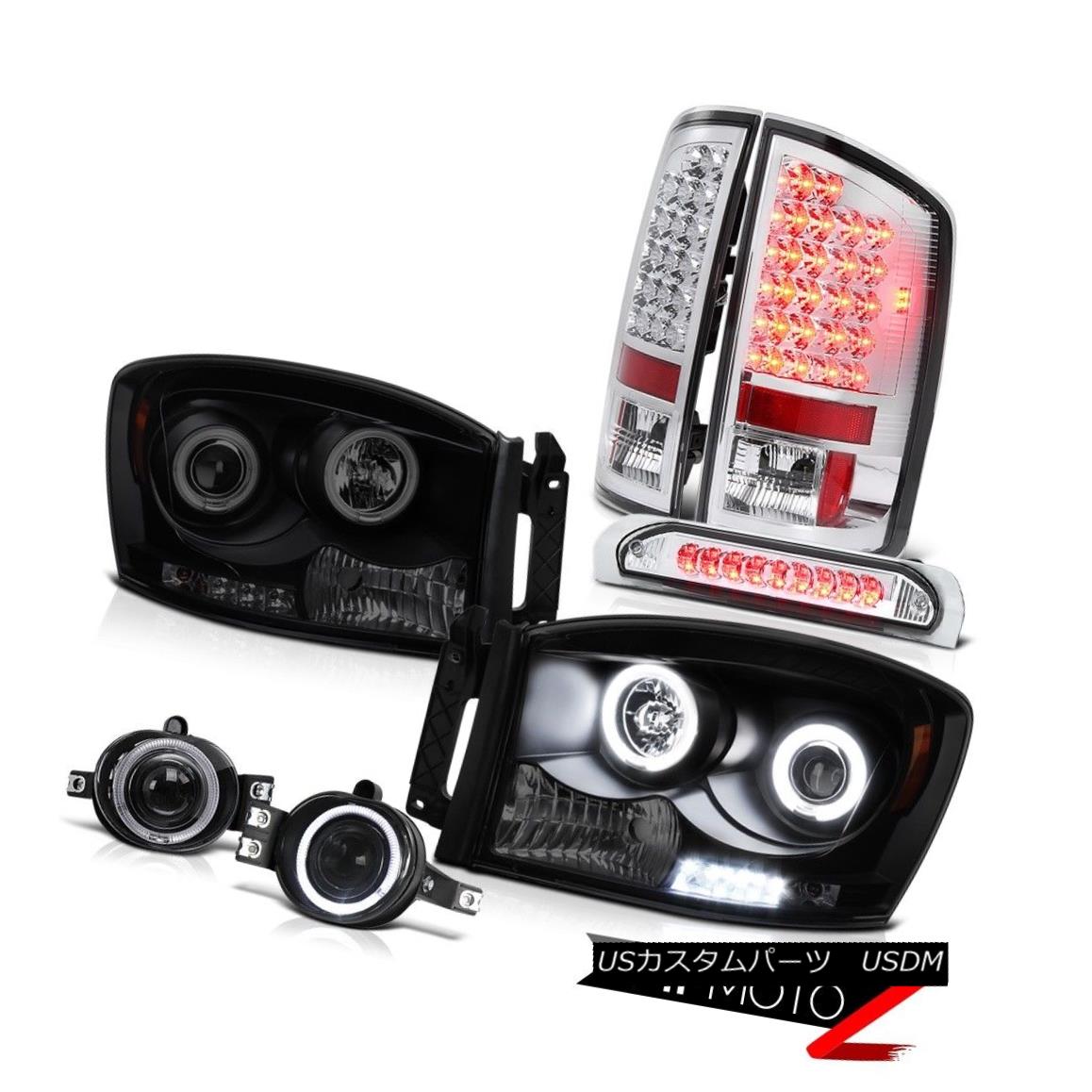 ヘッドライト Headlights CCFL SMD Tail Light Foglights 3rd Brake LED Dodge Ram Sport 07 08 ヘッドライトCCFL SMDテールライトフォグライト第3ブレーキLEDドッジラムスポーツ07 08 【並行輸入品】