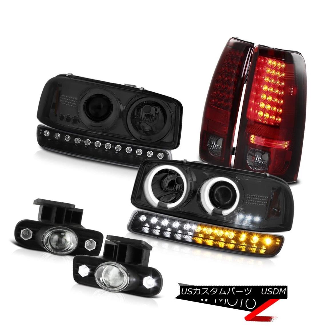 ヘッドライト 99-02 Sierra SLT Euro clear foglamps smd tail lights signal lamp ccfl headlamps 99-02 Sierra SLTユーロクリアフォグランプsmdテールランプ信号ランプccflヘッドランプ 【並行輸入品】|カスタムパーツ WORLD倉庫