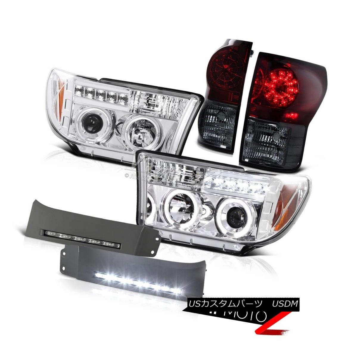 ヘッドライト Toyota Tundra 07-13 Cherry Red Brake Lamp Tail Light LED Fog Headlight Headlamp トヨタトンドラ07-13チェリーレッドブレーキランプテールライトLED霧ヘッドライトヘッドランプ 【並行輸入品】