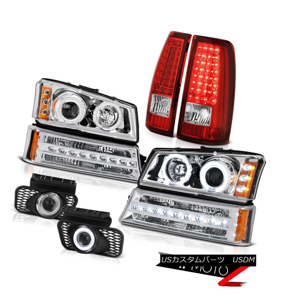 ヘッドライト 03-06 Chevy Silverado 1500 Fog Lights Wine Red Taillights Parking Lamp Headlamps 03-06 Chevy Silverado 1500フォグライトワインレッドテールライトパーキングランプヘッドランプ 【並行輸入品】 84,216円