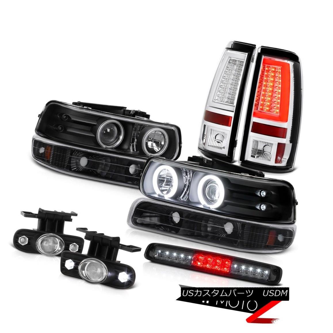 ヘッドライト 99-02 Silverado 5.3L Tail Lamps Roof Cargo Light Fog Signal Headlamps Tron Style 99-02 Silverado 5.3Lテールランプ屋根カーゴライトフォグ信号ヘッドランプトロンスタイル 【並行輸入品】