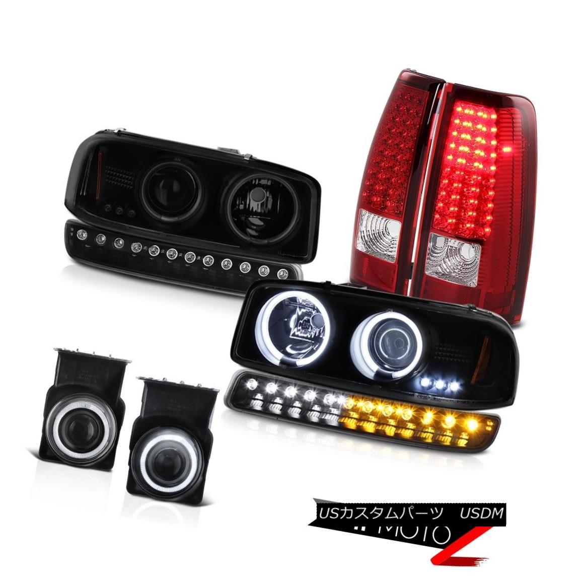 ヘッドライト 03-06 Sierra WT Fog lights wine red led tail lamps bumper light ccfl headlamps 03-06シエラWTフォグライトワインレッドテールランプバンパーライトccflヘッドランプ 【並行輸入品】|カスタムパーツ WORLD倉庫