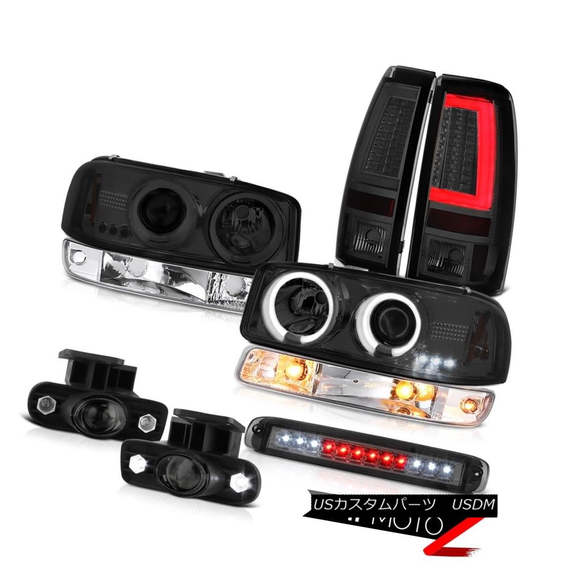 ヘッドライト 99-02 Sierra SLt Taillamps Roof Cab Light Signal Fog Lamps CCFL Headlamps LED 99-02 Sierra SLt Taillampsルーフキャブライト信号フォグランプCCFLヘッドランプLED 【並行輸入品】