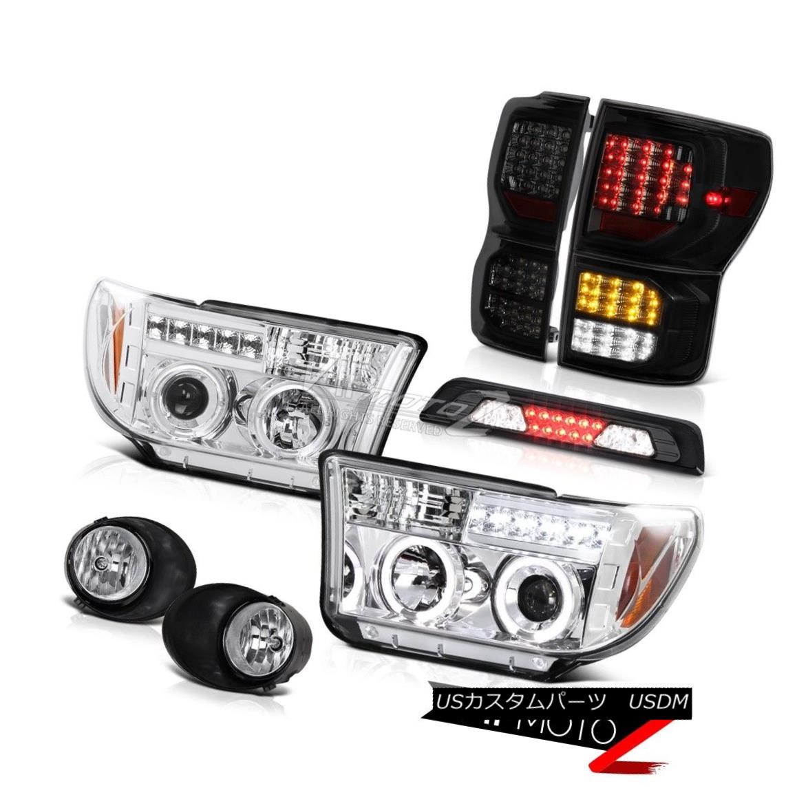 ヘッドライト 07-13 Toyota Tundra Platinum Taillamps Foglights 3RD Brake Light Headlamps DRL 07-13トヨタ・トンドラプラチナ・タイルランプフォグライト3RDブレーキライトヘッドランプDRL 【並行輸入品】|カスタムパーツ WORLD倉庫