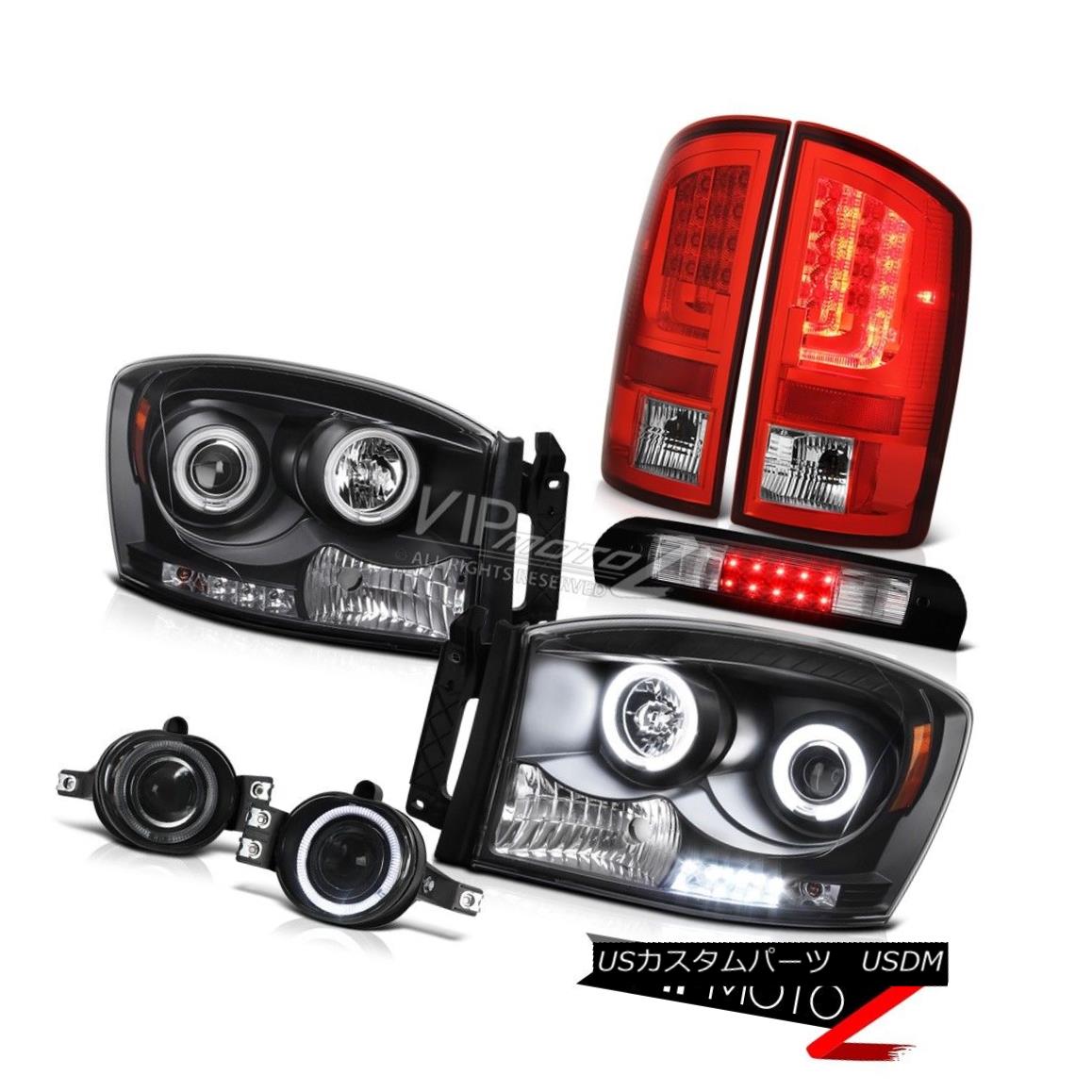 ヘッドライト 2006 Ram 3500 Red Rear Brake Lamps Headlamps Smokey Fog Roof Cab Light Tron Tube 2006 Ram 3500レッドリアブレーキランプヘッドランプスモーキーフォグルーフキャブライトトロンチューブ 【並行輸入品】
