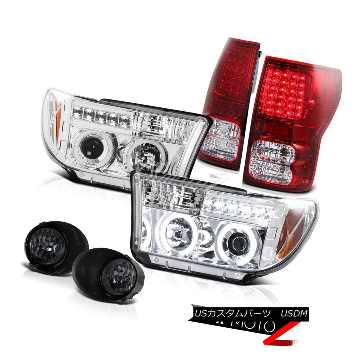 ライト ランプ 爆買い ヘッドライト Toyota Ledテールライト フォグランプ Ccflハロープロジェクターヘッドライト トヨタツンドラ07 13 Lamp Light Fog Tail Headlight Led Projector Halo Ccfl 07 13 Tundra
