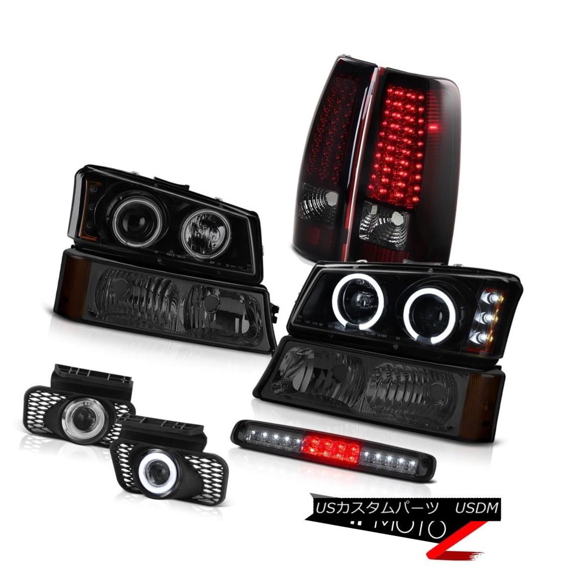 ヘッドライト 03-06 Silverado Bumper Lamp 3RD Brake Chrome Foglamps Headlamps Parking Lights 03-06 Silveradoバンパーランプ3RDブレーキChrome Foglampsヘッドランプパーキングライト 【並行輸入品】