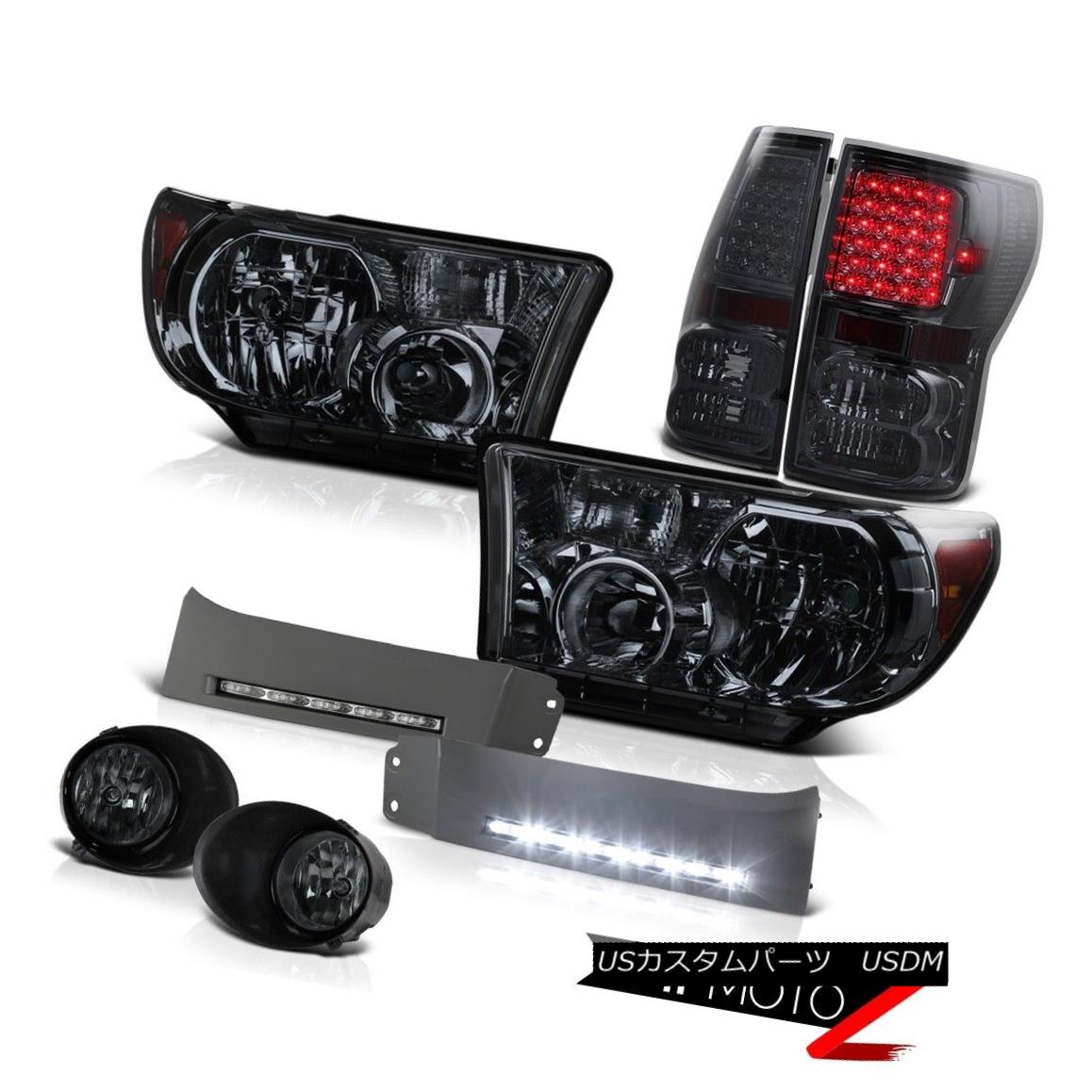 話題の行列 07 13 Fog Driving D R L Lamp Brake Led Dark Headlamp Smoke Sleeper Tundra Toyota 07 13 ヘッドライト Toyota Sleeperスモークヘッドランプダークledブレーキランプd R Lドライビングフォグ Tundra 車用品 Usdm 0027 2416