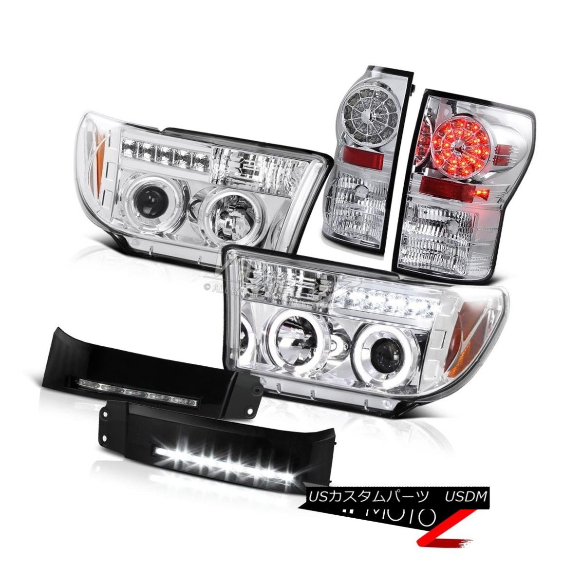 ヘッドライト Toyota Tundra 07 13 Trd Style Chrome Tail Lamp Head Lights Halo Drl Bumper Kit トヨタトンドラ07 13 Trd Styleクロームテールランプヘッドライトhalo Drlバンパーキット Igofox Com