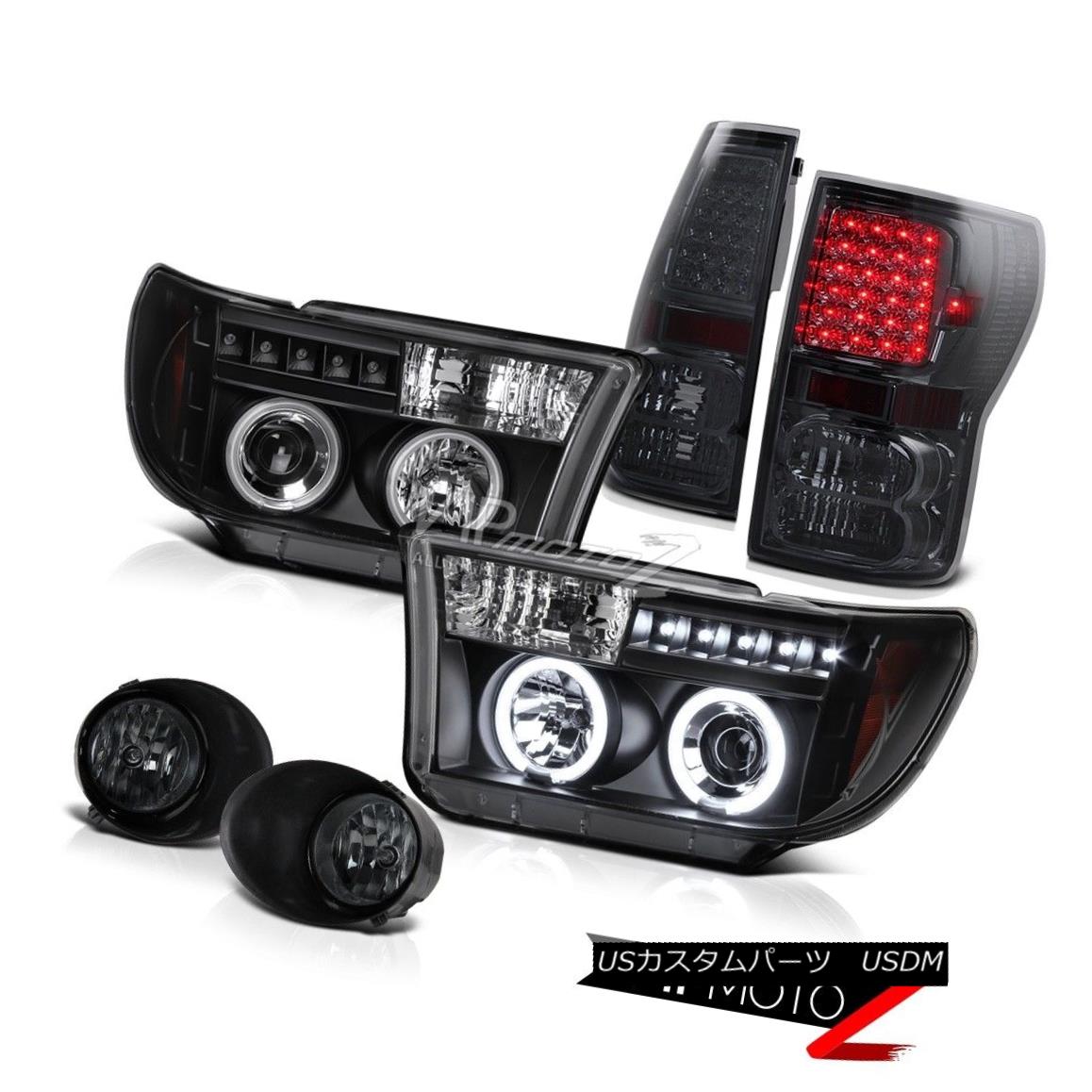 ヘッドライト 07-13 Tundra SR5 V8 CCFL Halo Projector Headlight+Led Tail Light+Smoke Fog Lamp 07-13 Tundra SR5 V8 CCFLハロープロジェクターヘッドライト+ Ledテールライト+スモークフォグランプ 【並行輸入品】｜カスタムパーツ WORLD倉庫