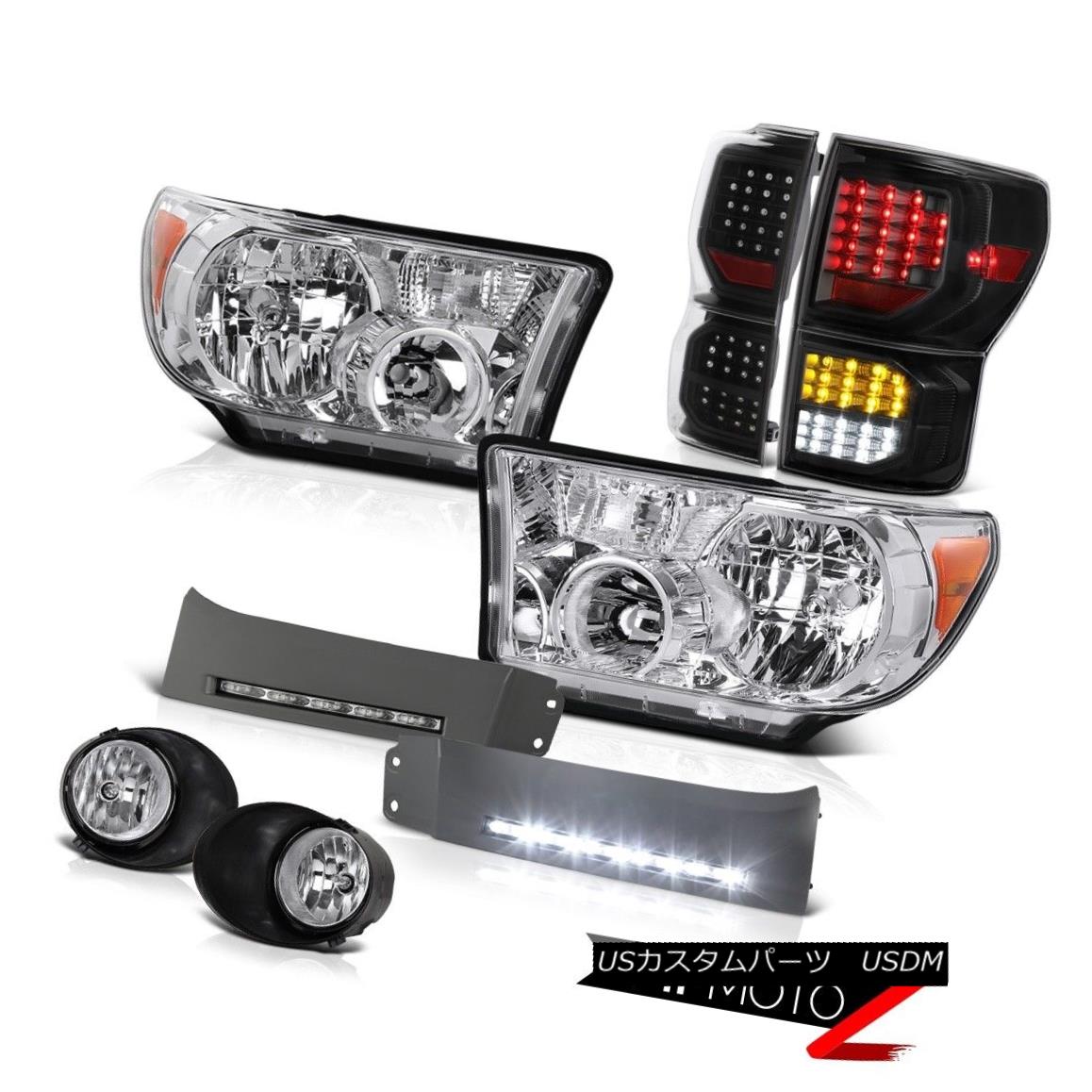 ヘッドライト 07-13 Toyota Tundra SR5 Rear Brake Lamps Headlights Daytime Running Foglamps LED 07-13トヨタトンドラSR5リアブレーキランプヘッドライトデイタイムランニングフォグランプLED 【並行輸入品】