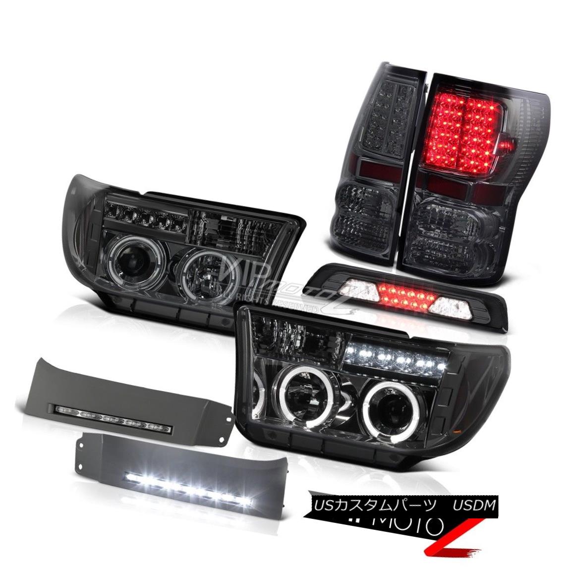 新規購入 ヘッドライト 07 13 Toyota Tundra Sr5 Taillights Inky Black Headlamps Drl Strip Led Angel Eyes 07 13トヨタツンドラsr5テールライトインキブラックヘッドランプdrlストリップledエンジェルアイズ 残りわずか Www Javista Com