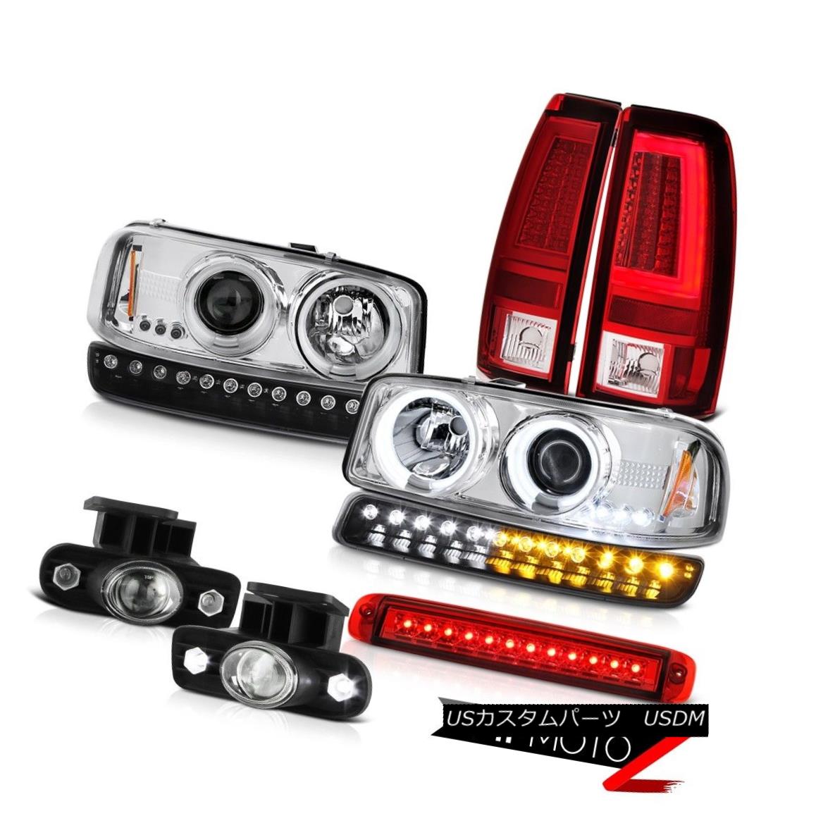 ヘッドライト 1999-2002 Sierra 6.0L Taillamps 3RD Brake Lamp Bumper Fog Lights CCFL Headlights 1999-2002 Sierra 6.0L Taillamps 3RDブレーキランプバンパーフォグライトCCFLヘッドライト 【並行輸入品】｜カスタムパーツ WORLD倉庫
