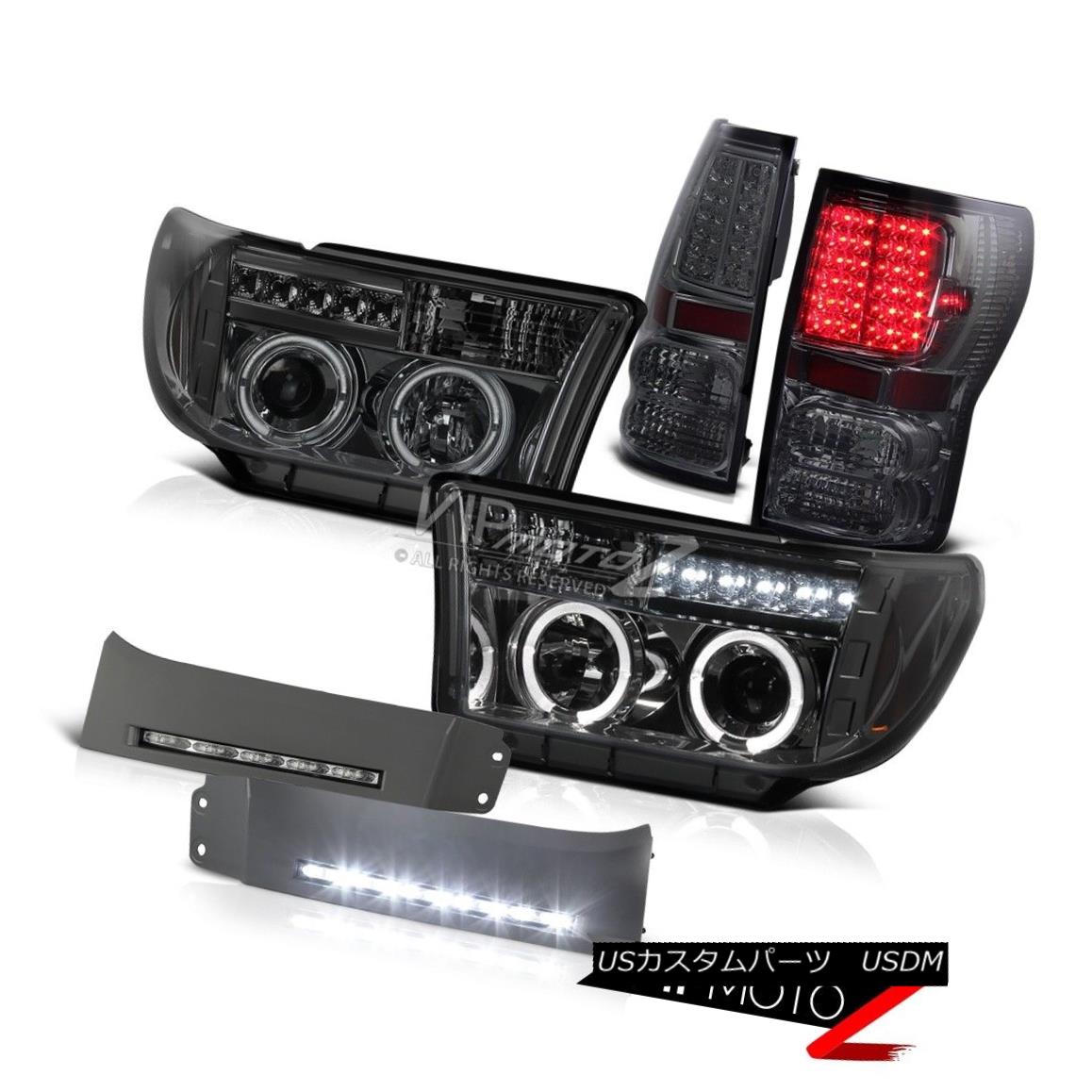 ヘッドライト 2007-2013 Tundra 1GR-FE 4.0L LED DRL Fog System Smoke Halo Headlight Tail Light 2007年?2013年Tundra 1GR-FE 4.0L LED DRLフォグシステムスモークヘッドライトテールライト 【並行輸入品】