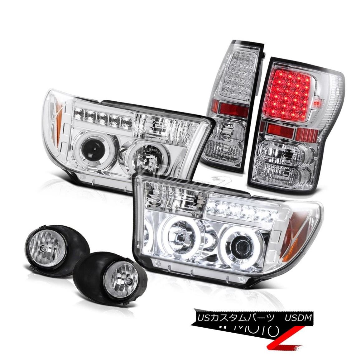 ヘッドライト 07-13 Toyta Tundra CCFL Halo Projector Headlight+Led Tail Light+Fog Lamp 07-13 Toyota Tundra CCFL Haloプロジェクターヘッドライト+ Ledテールライト+ Fogランプ 【並行輸入品】
