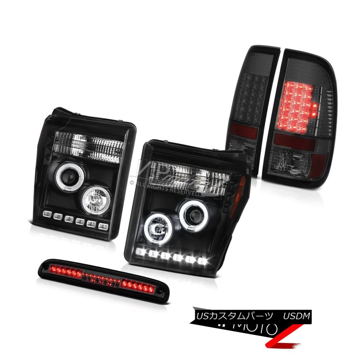ヘッドライト 2011-2016 Ford F250 Dark Smoke High Stop Light Taillights Black Headlamps LED 2011-2016 Ford F250ダークスモークハイストップライトテールライトブラックヘッドランプLED 【並行輸入品】|カスタムパーツ WORLD倉庫