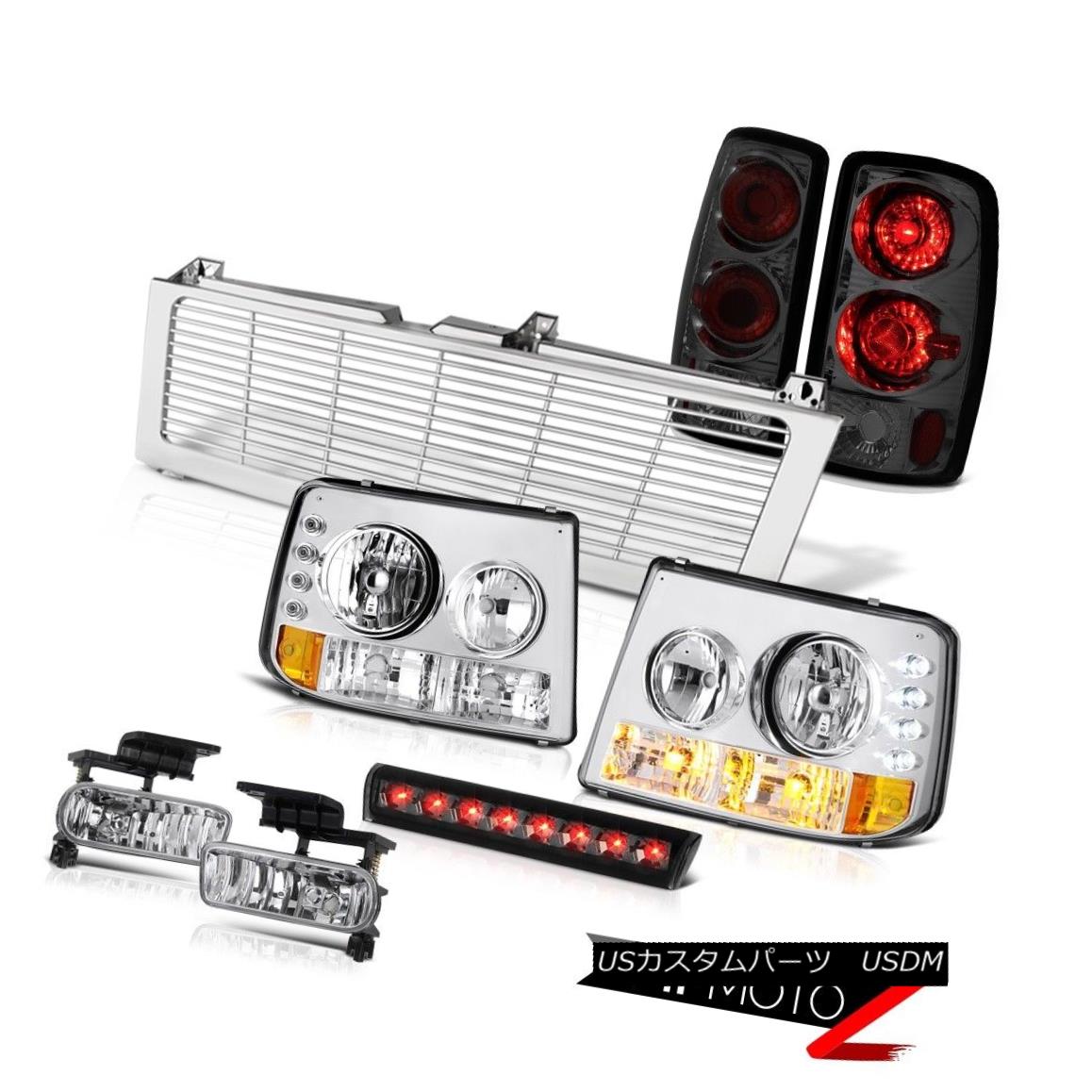 ヘッドライト Crystal Headlights Rear Signal Tail Lights FogHigh LED Smoke 00-06 Tahoe 5.3L クリスタルヘッドライトリアシグナルテールライトFogHigh LED Smoke 00-06タホー5.3L 【並行輸入品】|カスタムパーツ WORLD倉庫