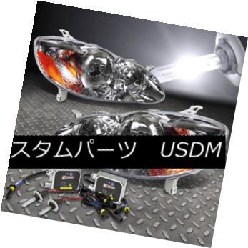 ヘッドライト FITS 03-08 COROLLA E120 CHROME HEADLIGHT LAMPS+9006 BULBS 6000K HID KIT+BALLAST FITS 03-08 COROLLA E120 CHROME HEADLIGHT LAMPS + 9006 BULBS 6000K HIDキット+バラスト 【並行輸入品】 38,396円