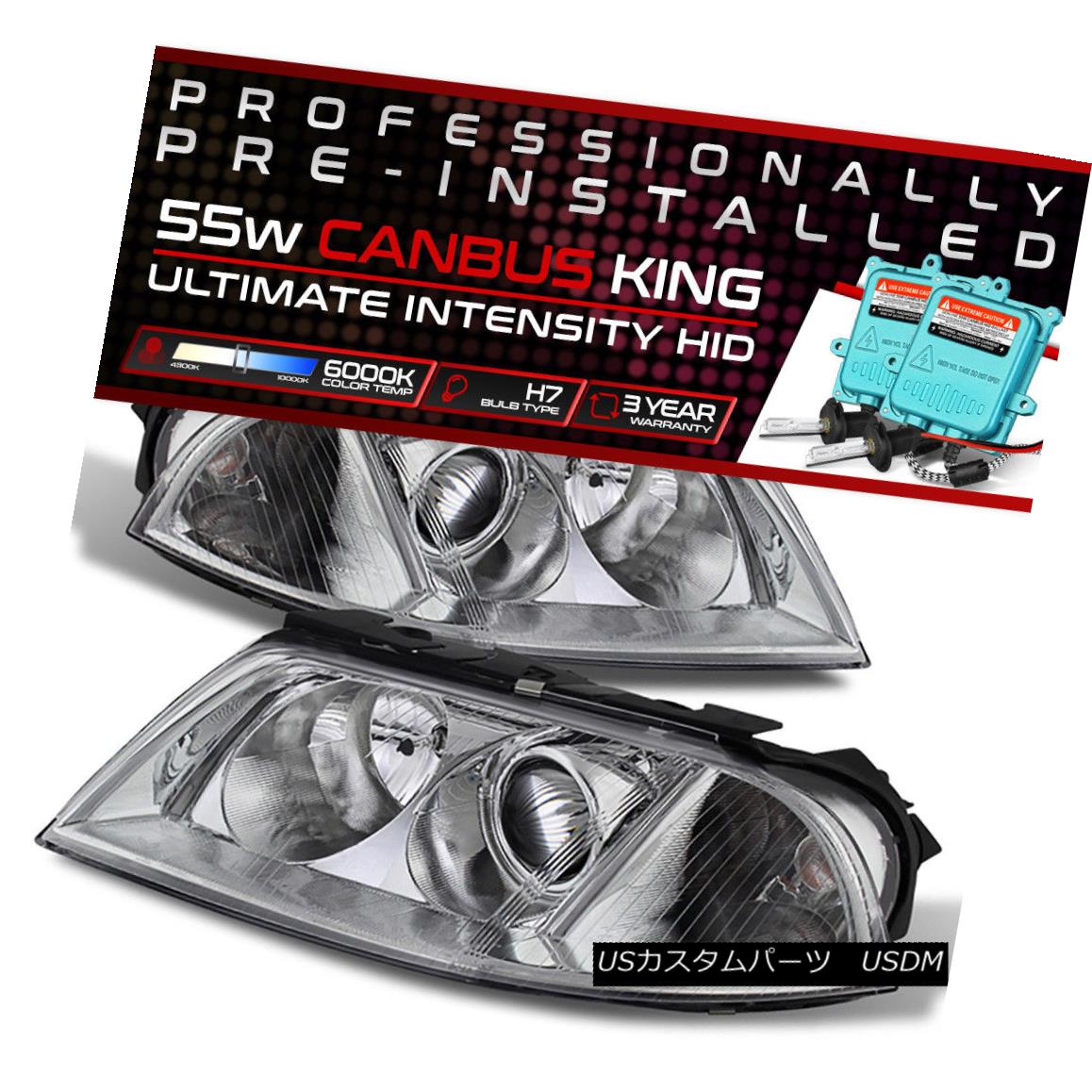 ヘッドライト !55W HID Built-In! 01-05 Volkswagen Passat Chrome Replacement Headlight Assembly ！55W HID内蔵！ 01-05フォルクスワーゲンパサートクローム交換ヘッドライトアセンブリ 【並行輸入品】