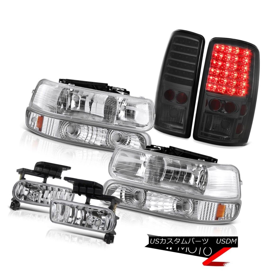 ヘッドライト Euro Headlight Smoke LED Taillight 00 01 02 03 04 05 06 Suburban 8.1L Bumper Fog ユーロヘッドライト煙LEDテールライト00 01 02 03 04 05 06郊外8.1Lバンパーフォグ 【並行輸入品】