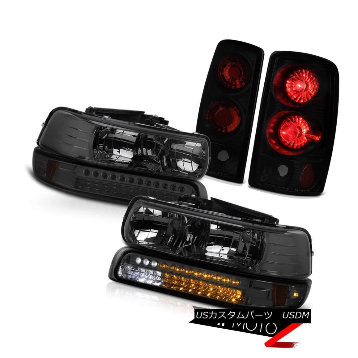 ヘッドライト Smoke Headlight LED Bumper Signal Tail Lamps 00 01 02 03 04 05 06 Chevy Suburban スモークヘッドライトLEDバンパー信号テールランプ00 01 02 03 04 05 06シボレー郊外 【並行輸入品】