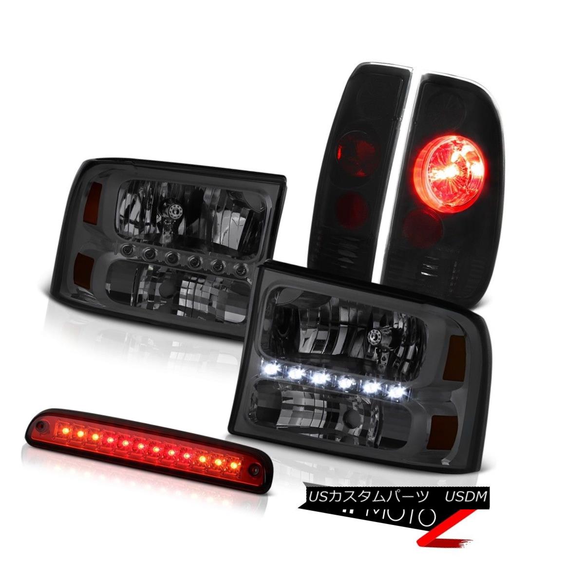ヘッドライト Crystal Headlights High Brake Cargo LED Rear Signal Tail Lamps 99-04 F350 7.3L クリスタルヘッドライトハイブレーキカーゴLEDリアシグナルテールランプ99-04 F350 7.3L 【並行輸入品】