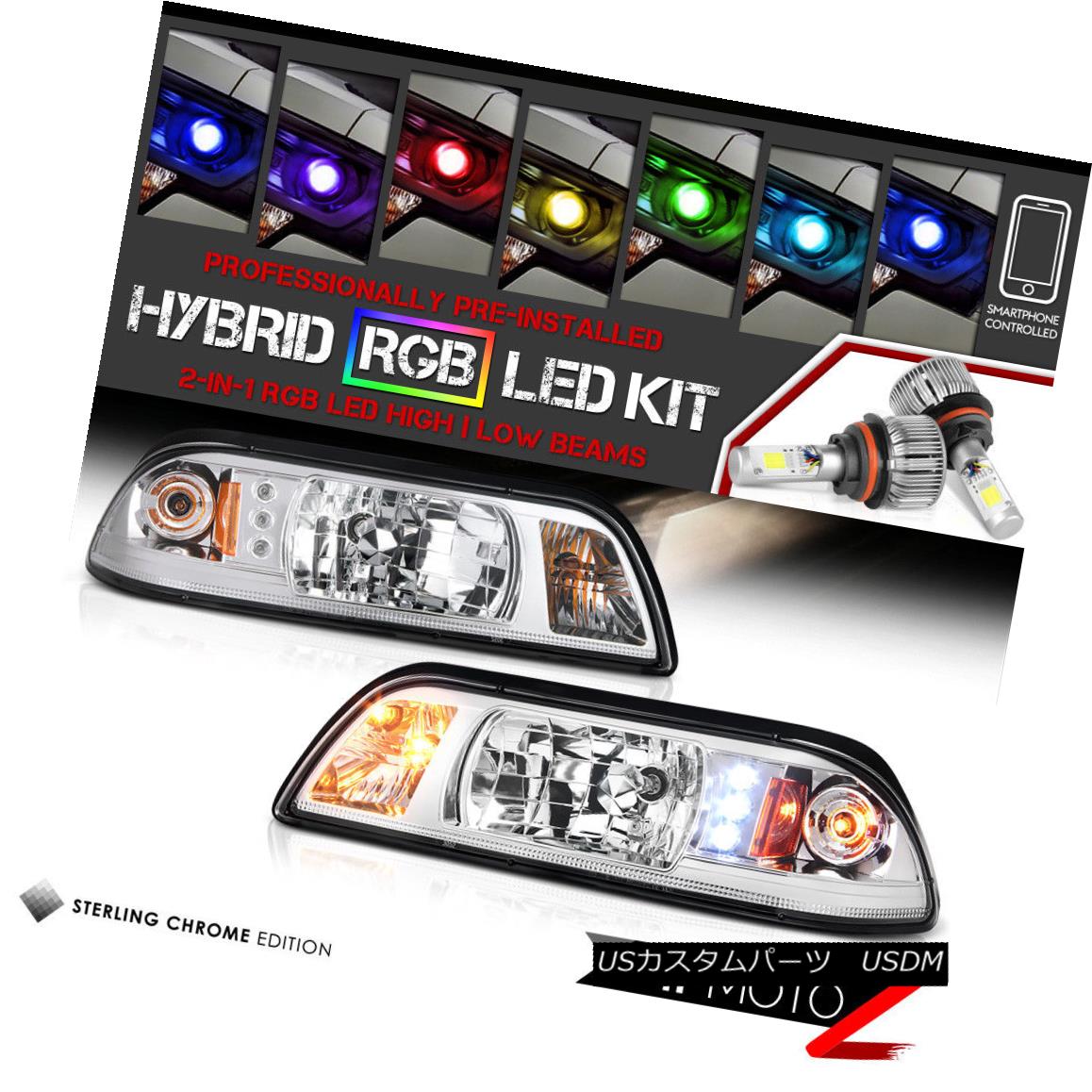 日本人気超絶の ライト ランプ Led Rgb Bluetooth ヘッドライト Bulbs V8 1pcクロームヘッドライト信号87 93フォードマスタングgt Led電球 ブルートゥースrgb V8 Gt Mustang Ford 87 93 Signal Headlight Chrome 1pc Www Babystoreenxovais Com Br