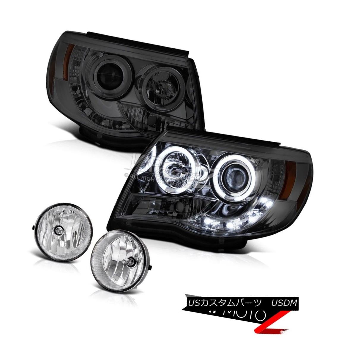 ヘッドライト 05 06 07 08 09 10 11 Tacoma TRD Sport Brightest CCFL Halo LED Headlight Fog Lamp 05 06 07 08 09 10 11タコマTRDスポーツ最も明るいCCFL Halo LEDヘッドライトフォグランプ 【並行輸入品】