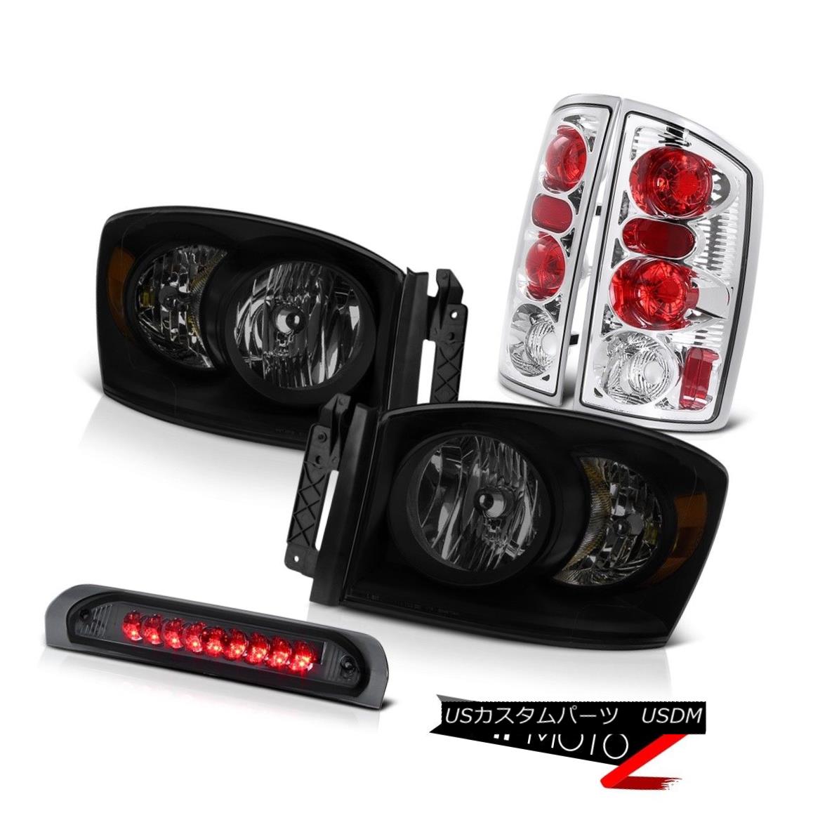 ヘッドライト 2006 Ram 5.9L Headlights Graphite Smoke Roof Brake Light Taillamps Altezza Euro 2006 Ram 5.9LヘッドライトグラファイトスモークルーフブレーキライトタイルランプAltezza Euro 【並行輸入品】