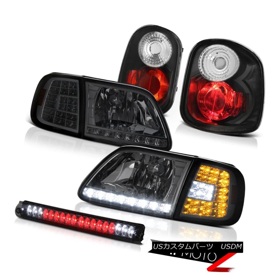 ヘッドライト Smoke SMD Corner+Headlights Taillights High Brake LED 01 02 03 F150 Flareside XL スモークANDコーナー+ヘッドライト htsテールライトハイブレーキLED 01 02 03 F150 Flareside XL 【並行輸入品】