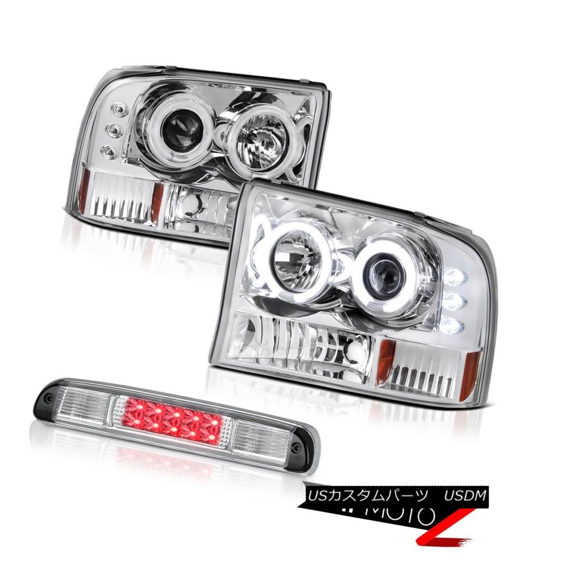 ヘッドライト Euro CCFL Headlights Angel Eye Chrome 3rd Brake LED 99-04 F250 F350 SuperDuty XL ユーロCCFLヘッドライトエンジェルアイクローム第3ブレーキLED 99-04 F250 F350 SuperDuty XL 【並行輸入品】 55,506円