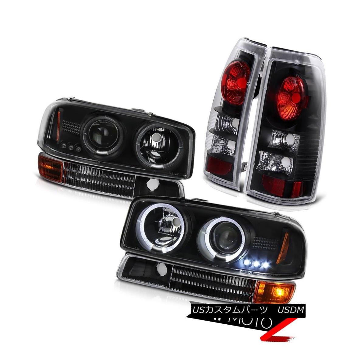 お得セット ライト ランプ ヘッドライト 1999 03 V8ツインハローledヘッドライトバンパーリアブラックブレーキランプ 1999 03シエラ5 3l Lamps Brake Black Rear Bumper Headlights Led Halo Twin V8 5 3l Sierra Www Vulkanlandsternwarte At