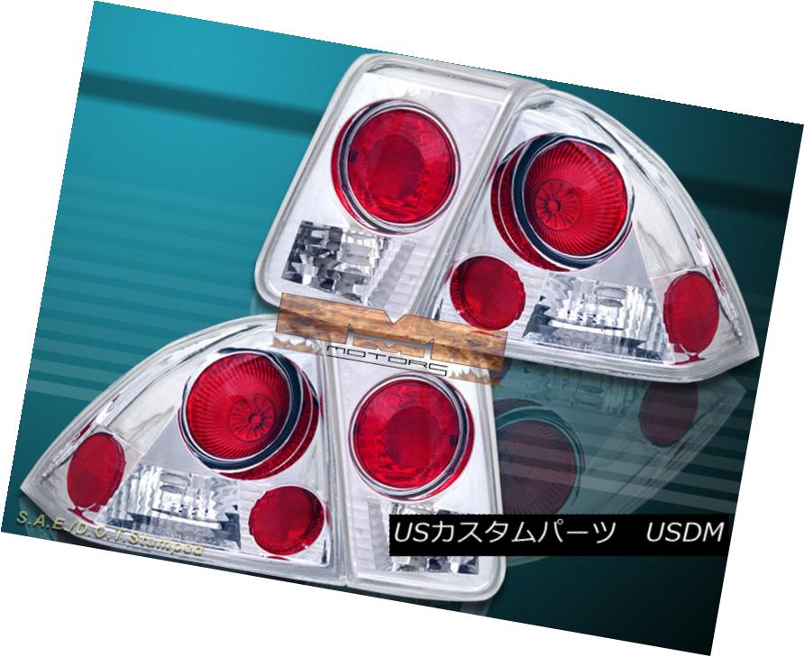 テールライト 01-05 HONDA CIVIC TAIL LIGHTS 4 DOORS CLEAR 02 03 G2 01-05ホンダシビックテールライト4ドアスリール02 03 G2 【並行輸入品】