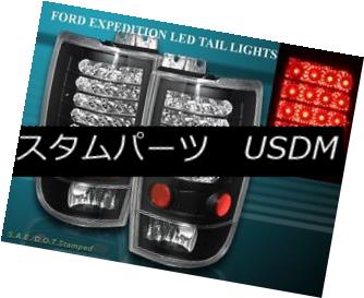 テールライト 97-02 FORD EXPEDITION LED L.E.D. TAIL LIGHTS BLACK 98 99 00 01 97-02 FORD EXPEDITION LED L.E.D. テールライトブラック98 99 00 01 【並行輸入品】