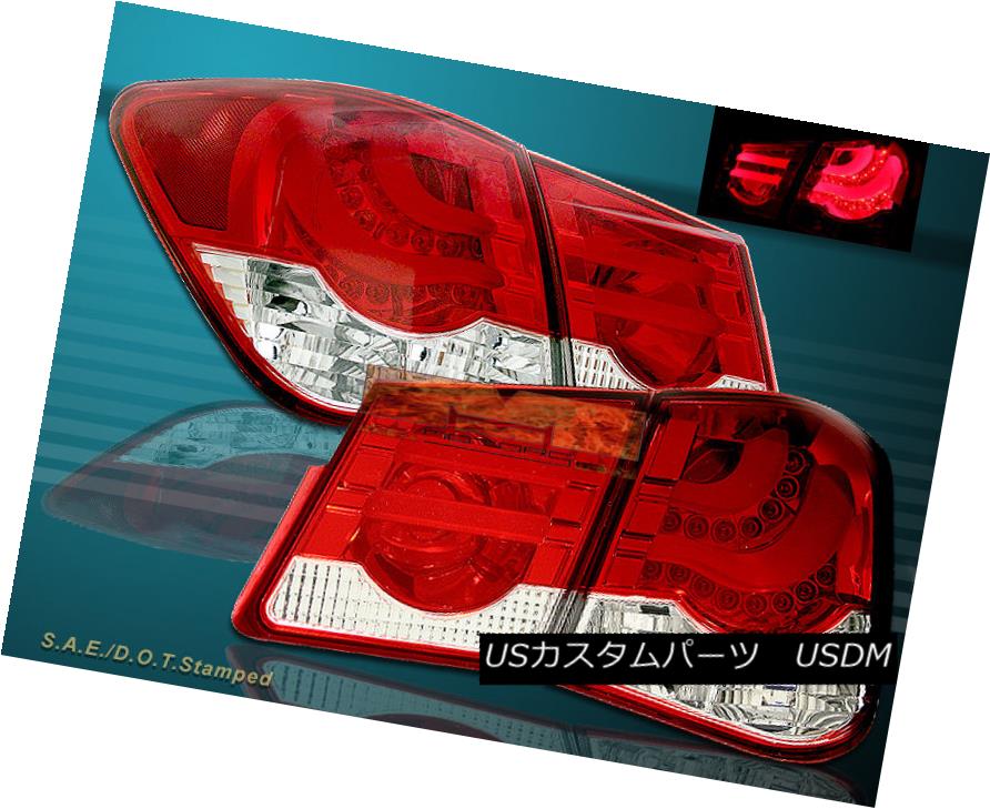 テールライト 11 12 13 CHEVY CRUZE LT LS LTZ ECO RED LED 4 PCS TAIL LIGHTS 11 12 13 CHEVY CRUZE LT LS LTZエコ赤LED 4テールライト 【並行輸入品】