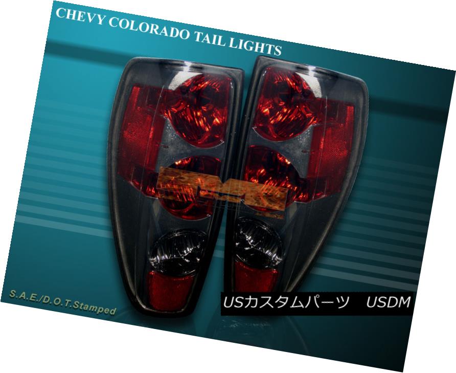 テールライト 2004-2010 GMC CANYON/ CHEVY COLORADO TAIL LIGHTS SMOKE REAR LAMPS NEW 2004年?2010年GMCキャニオン/チーズ・コロラドテール・ライティング 【並行輸入品】