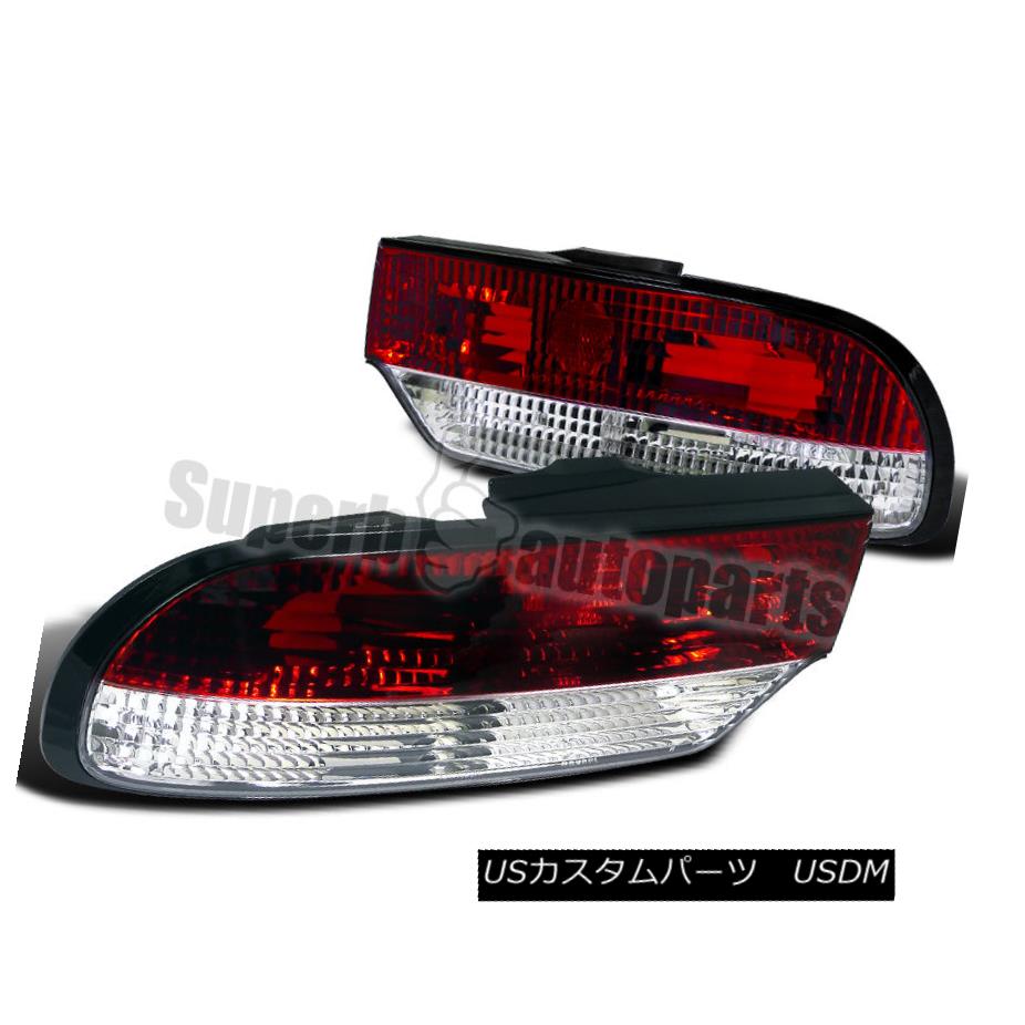 テールライト For 1989-1994 S13 240SX Hatchback Replacement Tail Lights Red & Clear 1989-1994 S13 240SXハッチバック交換テールライトレッド＆amp; クリア 【並行輸入品】