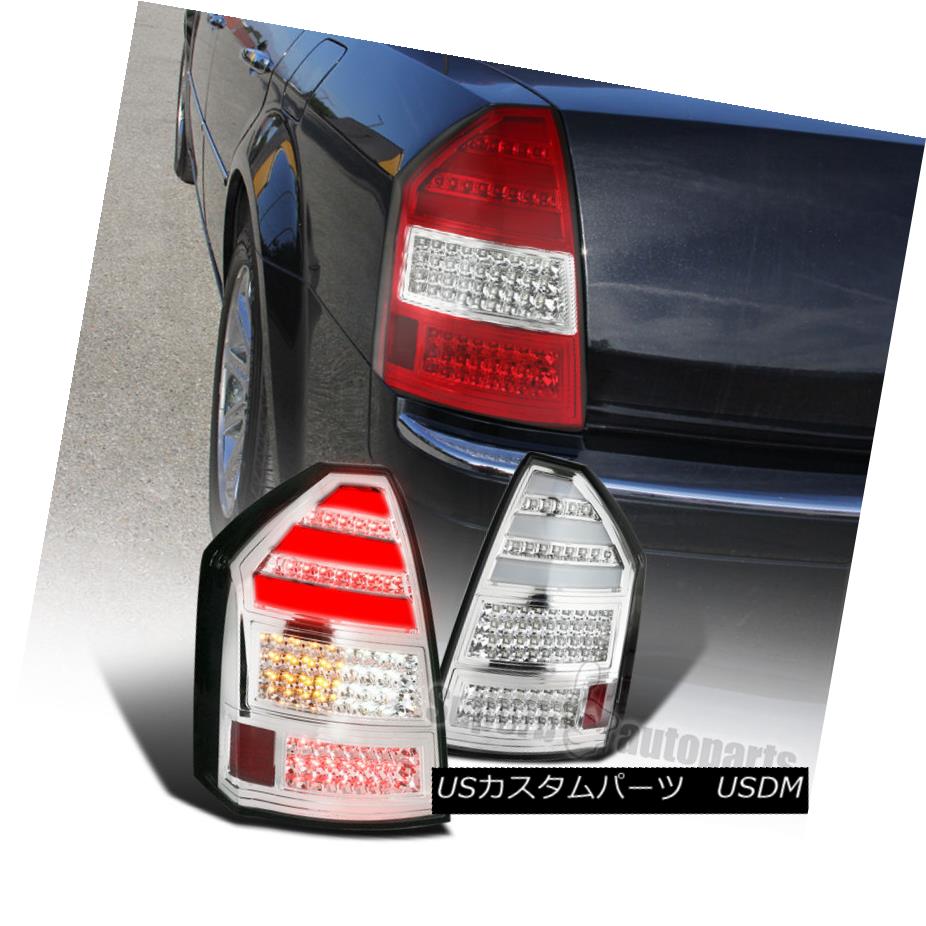 テールライト 2005-2007 Chrysler 300C LED Bar Tail Lights Brake Rear Lamps Chrome Pair 2005-2007クライスラー300C LEDバーテールライトブレーキリアライトクロームペア 【並行輸入品】 45,936円