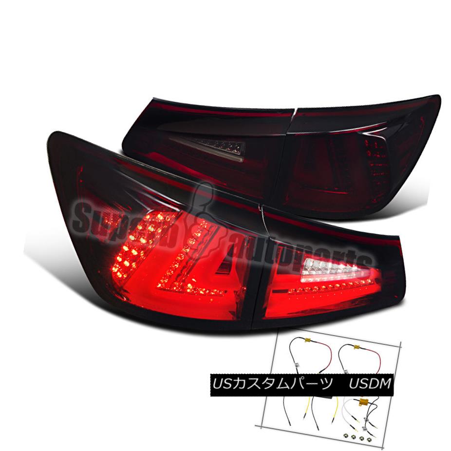 テールライト 2006-2008 Lexus IS250 IS350 LED Tail Lights Brake Lamps Red Smoke 2006-2008レクサスIS250 IS350 LEDテールライトブレーキランプレッドスモーク 【並行輸入品】 57,052円