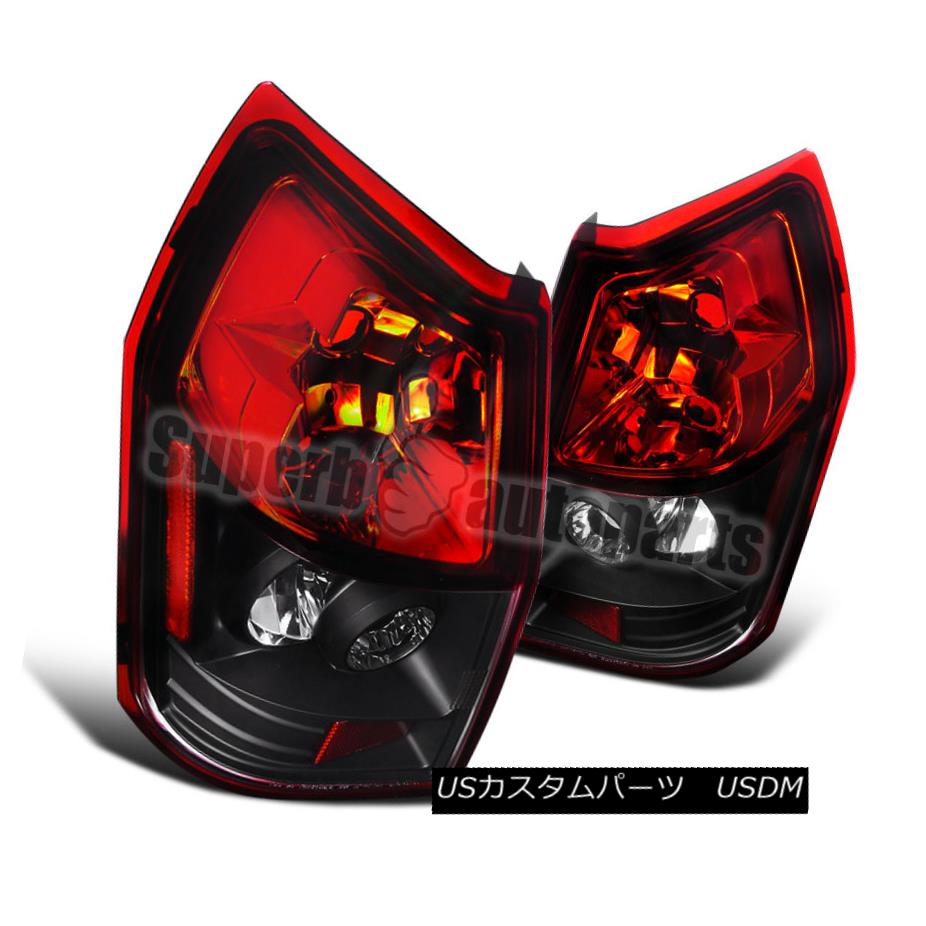 テールライト 2005-2008 Dodge Magnum Replacement Tail Lights Brake Lamps Red/Black 2005-2008ダッジマグナム交換テールライトブレーキランプレッド/ブラック 【並行輸入品】