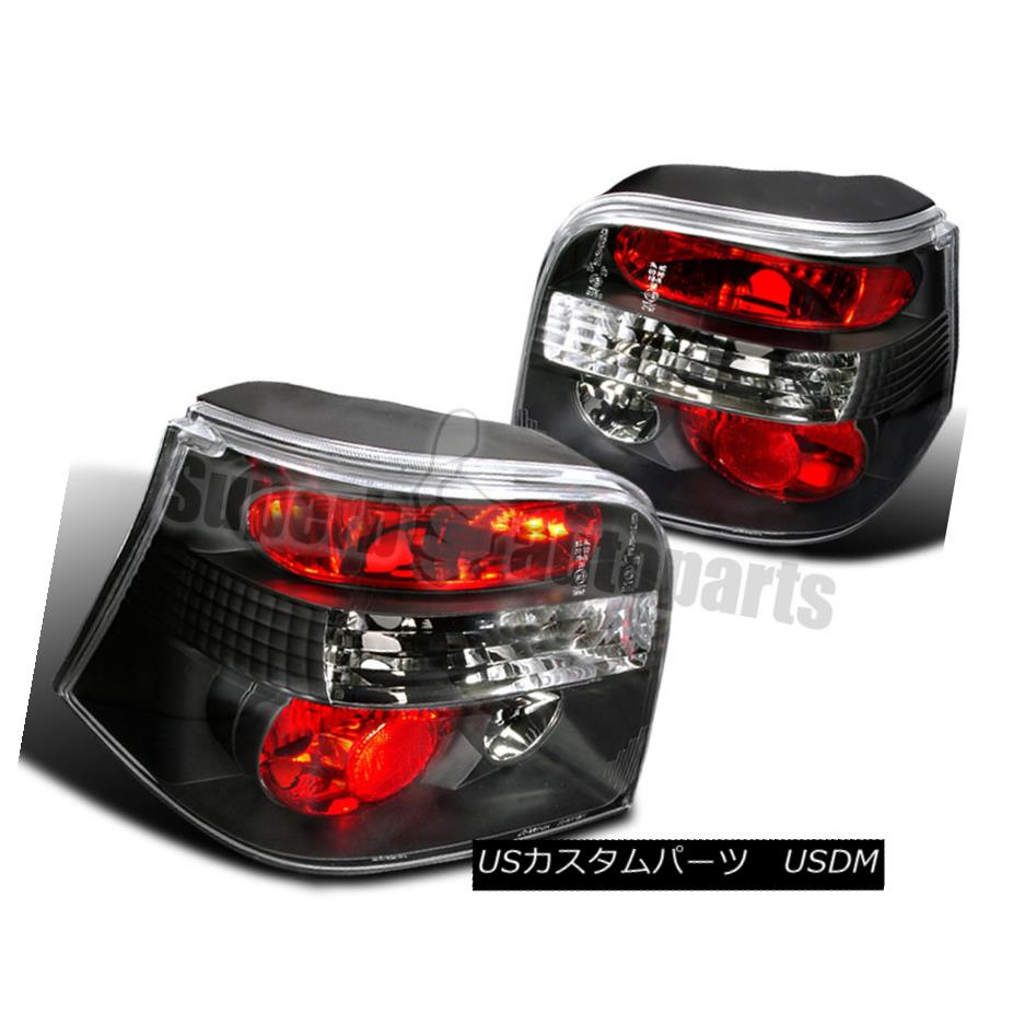 テールライト For 1999-2006 VW Golf MK4 Replacement Tail Light Brake Lamps Black 1999-2006 VWゴルフMK4交換用テールライトブレーキランプブラック用 【並行輸入品】