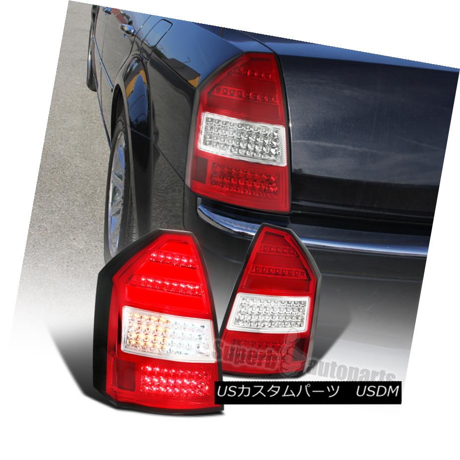 テールライト 2005-2007 Chrysler 300C LED Chrome Tail Lights Brake Lamps Red+Clear Lens Pair 2005-2007クライスラー300C LEDクロームテールライトブレーキランプレッド+クリアレンズペア 【並行輸入品】 46,926円