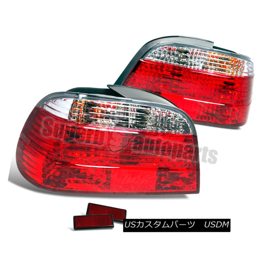 テールライト 1995-2001 BMW E38 730i 740i 7 Series Tail Lights Red/Clear 1995-2001 BMW E38 730i 740i 7シリーズテールライトレッド/クリア 【並行輸入品】