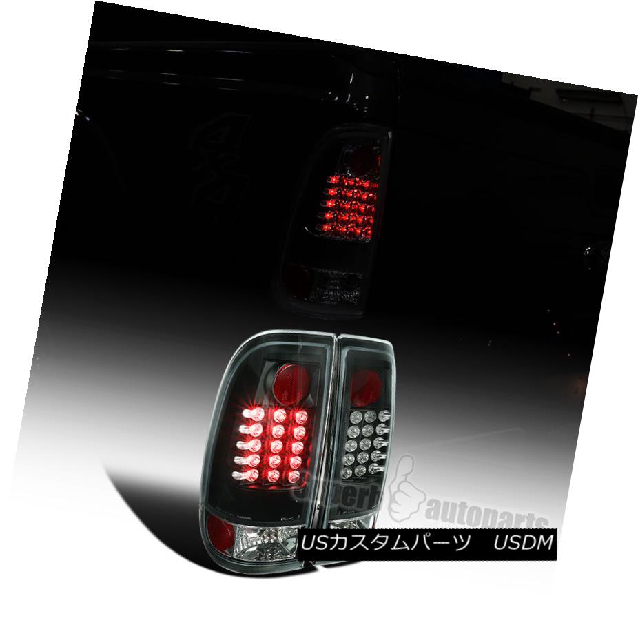 テールライト SuperDuty Truck F250 F350 F450 F550 2008-2016 Black LED Rear Brake Tail Lights SuperDutyトラックF250 F350 F450 F550 2008-2016ブラックLEDリアブレーキテールライト 【並行輸入品】
