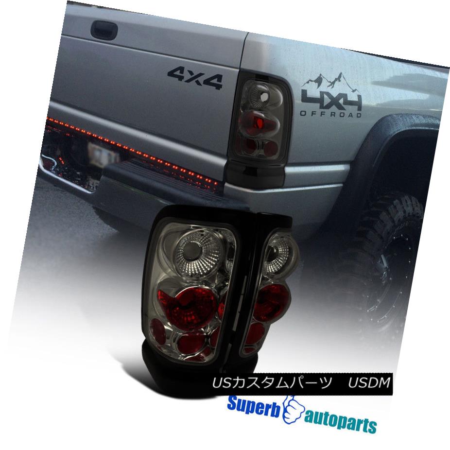 テールライト 1994-2001 Dodge Ram Replacement Tail Lights Brake Lamps Smoke 1994年?2001年ダッジラム交換テールライトブレーキランプスモーク 【並行輸入品】