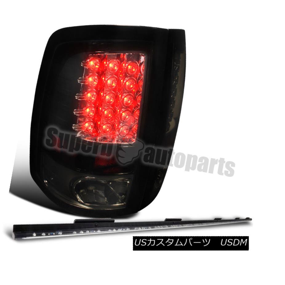 テールライト 2009-2017 Dodge Ram Glossy Black LED Tail Lights+ 60\